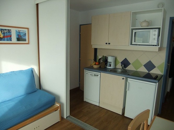 Studio cabine 4 personnes ** - PERRAD Claude