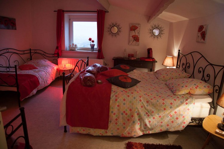 Chambre Coquelicot