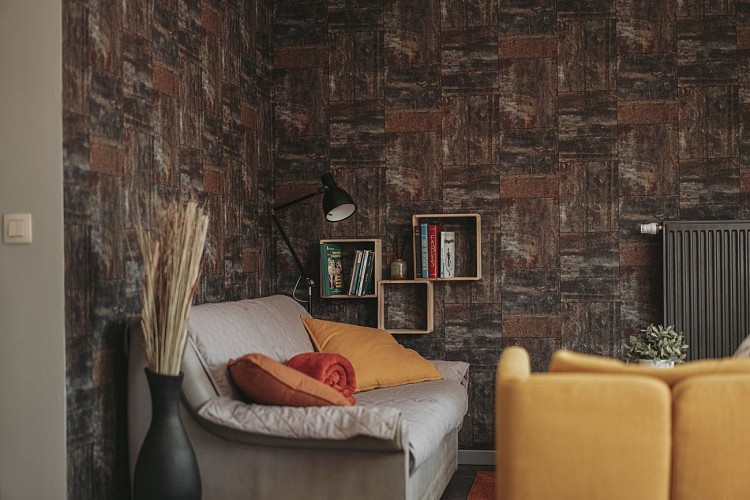 Wonkamer van "Côté Grange" in Philippeville