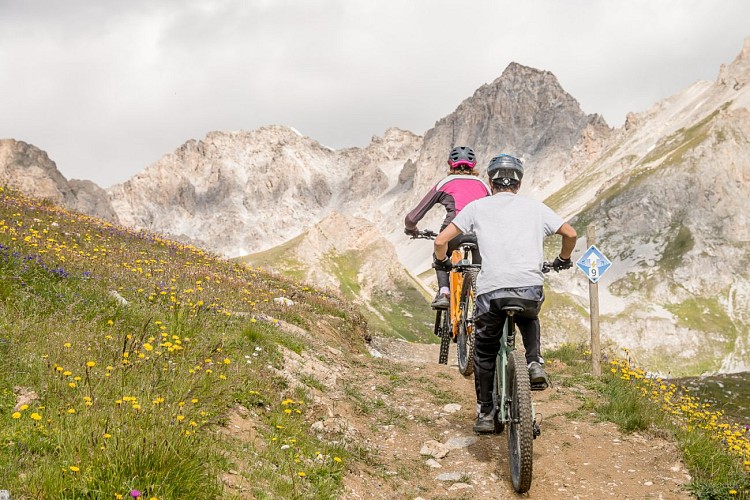 E-E-Zyride e-biking trail (blue level)