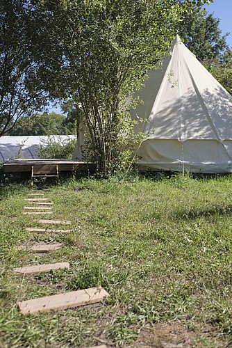 Ferme des rangs d'oignons - Tipi aménagé