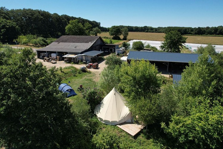 Ferme des rangs d'oignons - Tipi aménagé