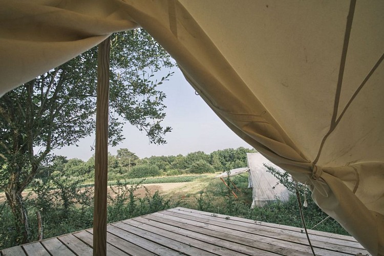 Ferme des rangs d'oignons - Tipi aménagé