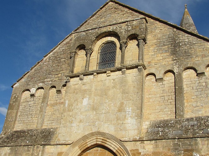 Roman-style (“Norman”) Church of St Andre-de-Bage