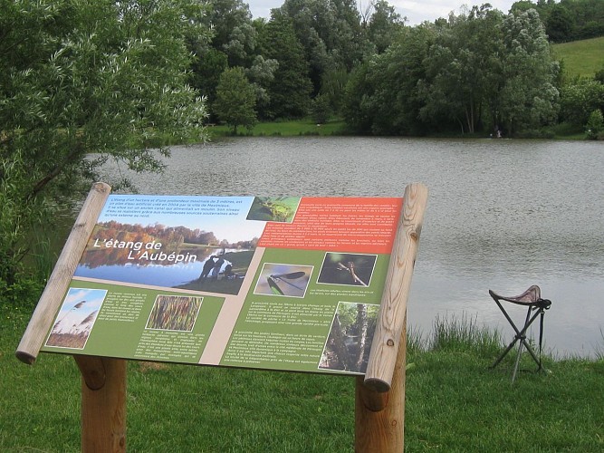 Etang de l'Aubépin et son parcours de santé