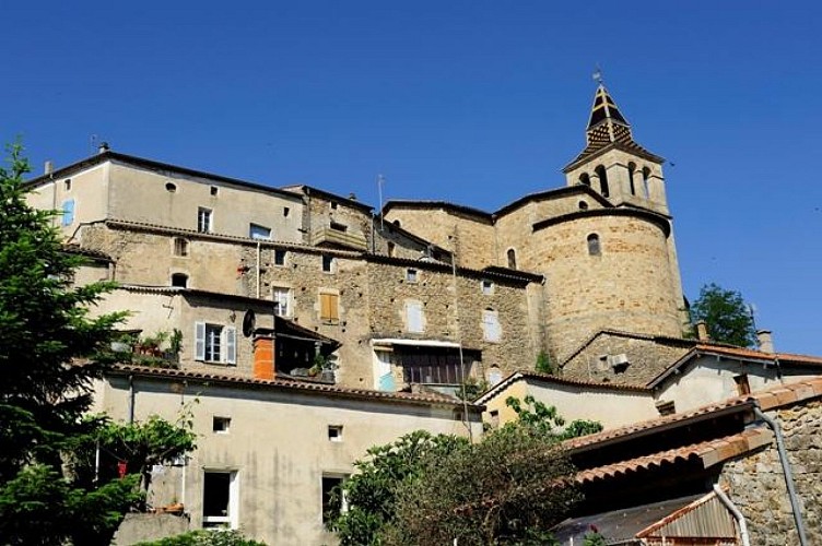 Village de Laurac en vivarais