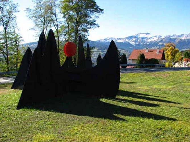 Sculpture - Sun and Mountains