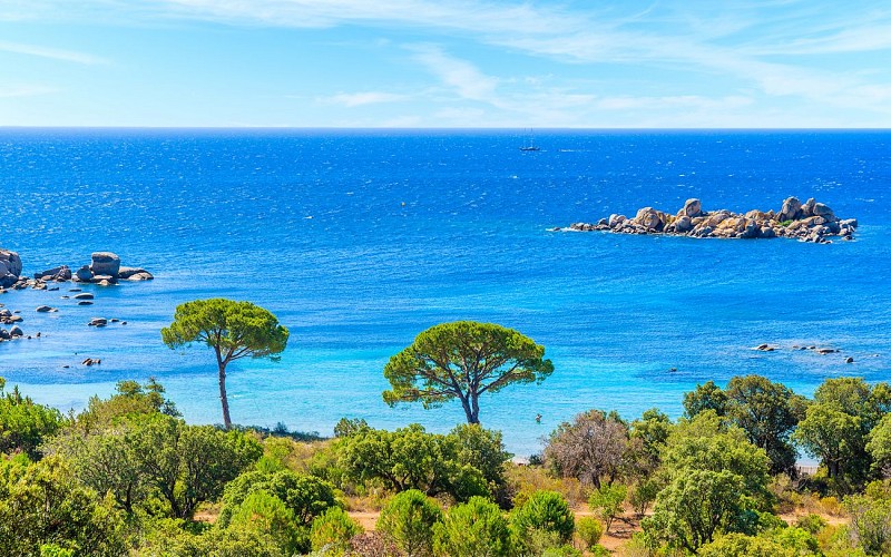 La plage d'Acciaghju