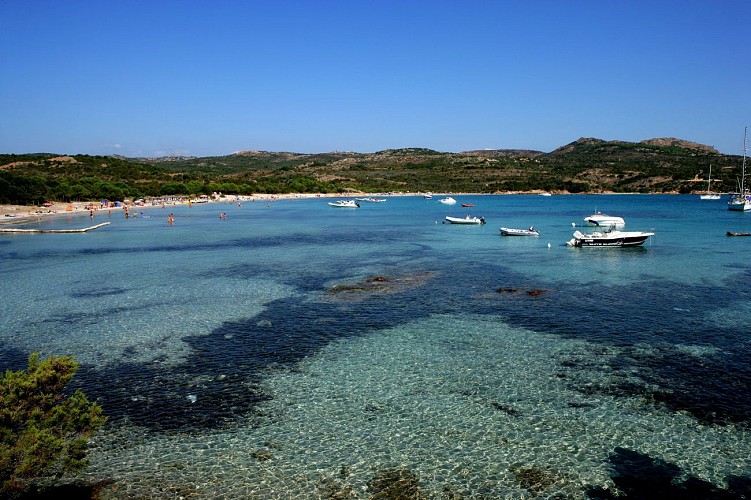 La plage de Rondinara