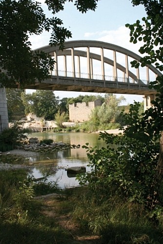 Pont Boulet et moulin de Marsillargues