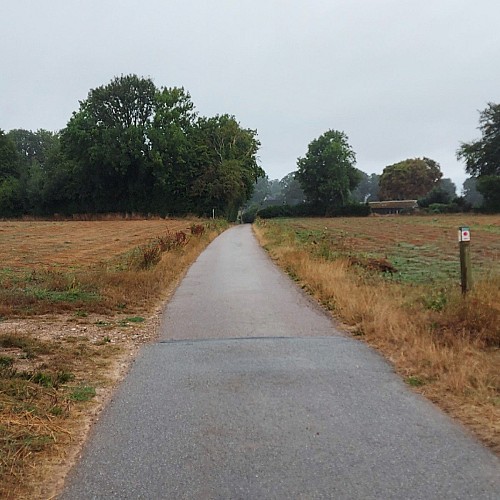 Point de départ: parking de la mairie de Gonzeville