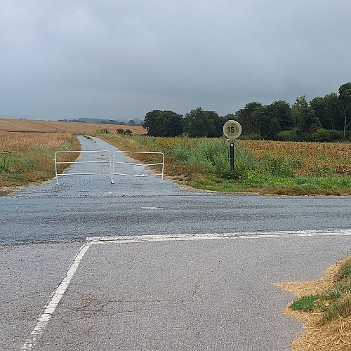 Retour sur le village de Gonzeville depuis Fultot