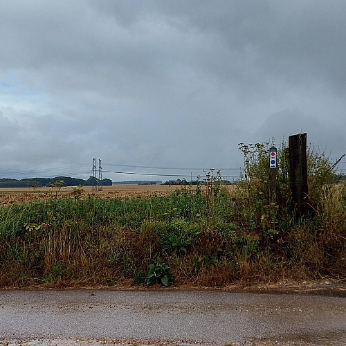 Retour sur le village de Gonzeville depuis Fultot