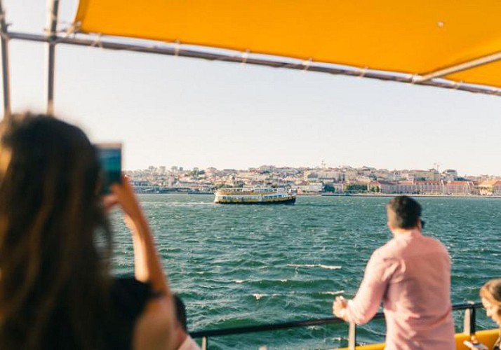 Pass transport 24h : Ferry & Ascenseur Santa Justa - Lisbonne