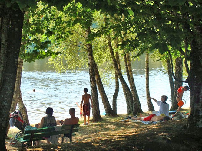 Etang du Moulin (Camps St Mathurin Leobazel)