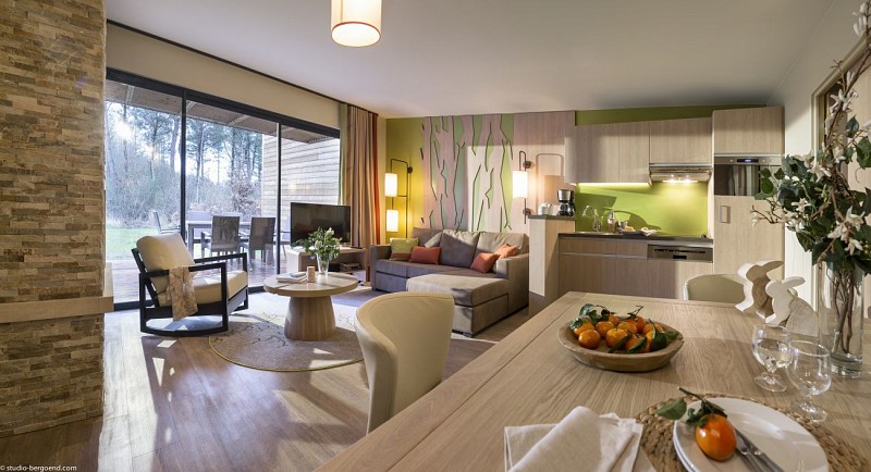 Intérieur logement Center Parc Bois aux Daims