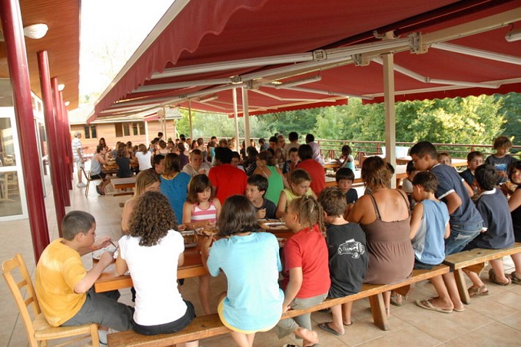 Terrasse du CPA Lathus 