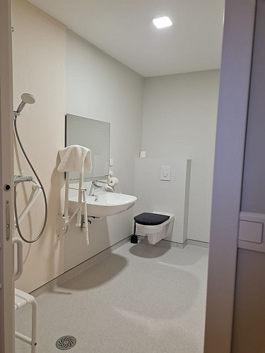 Gîte Jules Sanitaires accessibles aux personnes à mobilité réduite