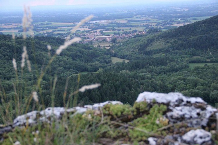 Point de vue sur Treffort et la Bresse