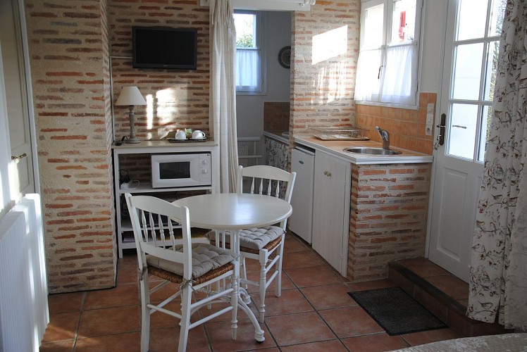 Chambre "Gartempe" avec cuisinette, 2 pers