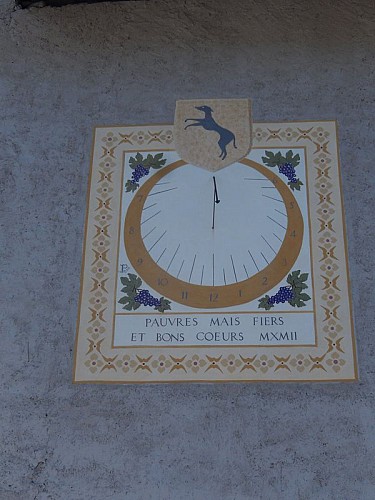 Cadran solaire Eglise Saint Chaffrey