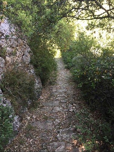 Calade en Pierre dans la Goule de Navet