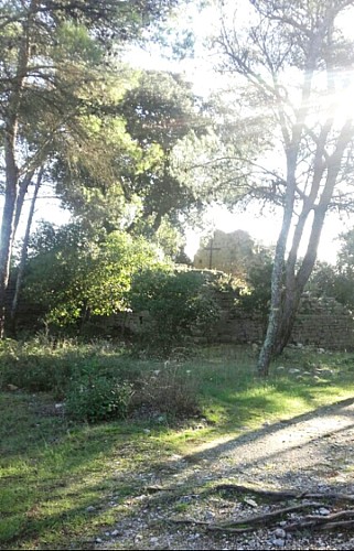 Les ruines du Prieuré St Pierre
