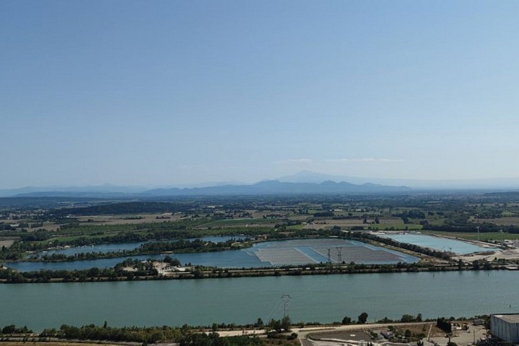 Panorama sur le Rhône