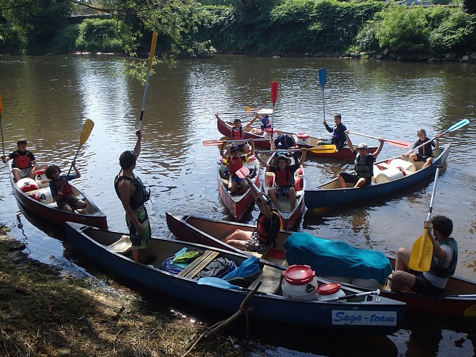 ABC Canoë Dordogne Saga Team
