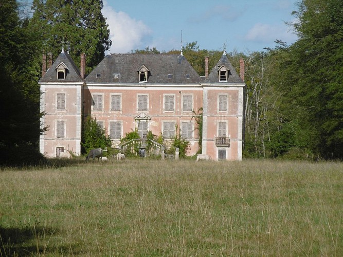 Vue sur le château de Bois Dé