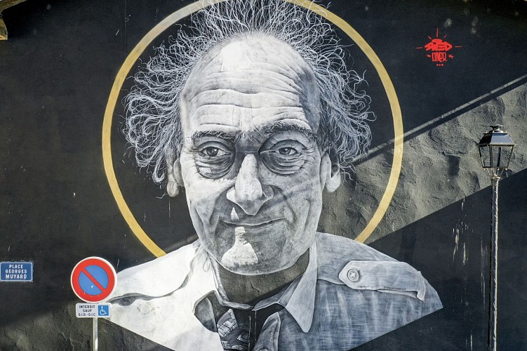 Fresco: Portret van Hervé