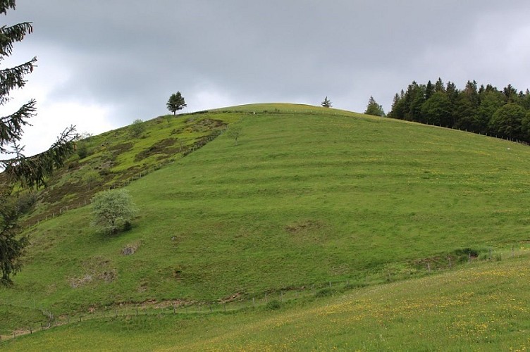 The orientation table on the Tête des Champs
