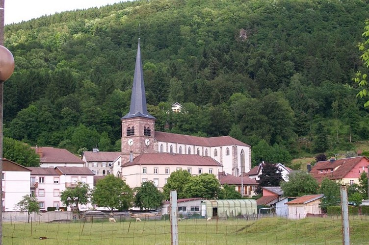 Die Kirche von Rupt-sur-Moselle