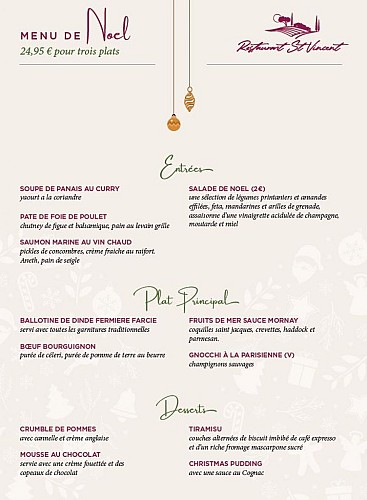 Menu de fêtes