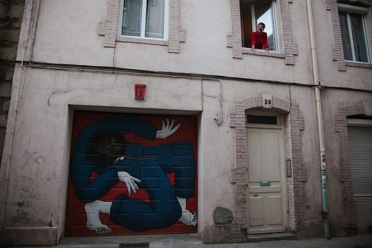 Rue des Garages, graff Ella et Pitr