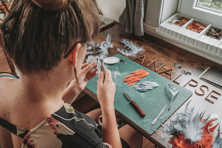 Plumasserie: rencontre entre la plume et la main