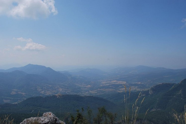 Vue sur la vallée du Thoard