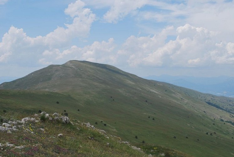 La Crête du Clot des Martres vue depuis son sentier