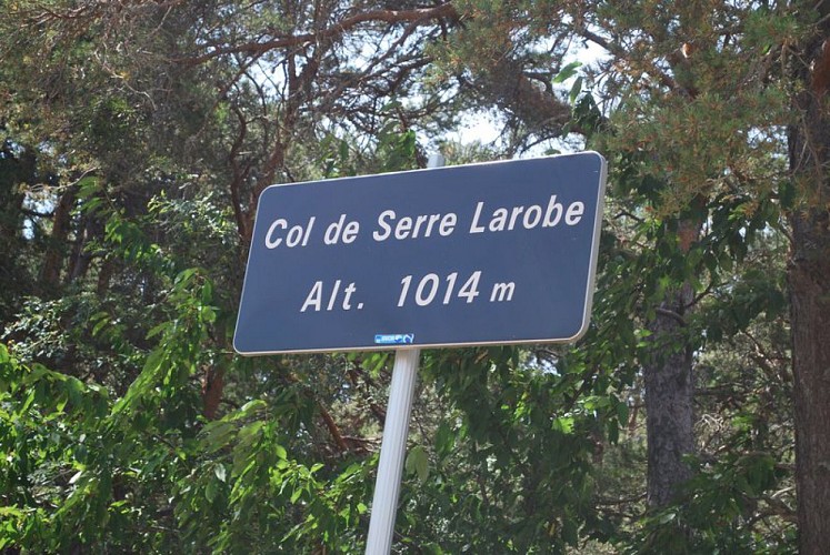 Panneau du Col de Serre-Larobe