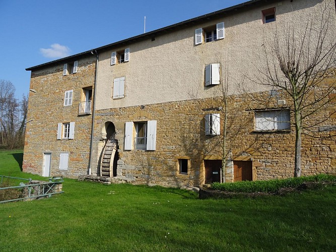 Moulin de la Terrasse et zone humide des Prolières