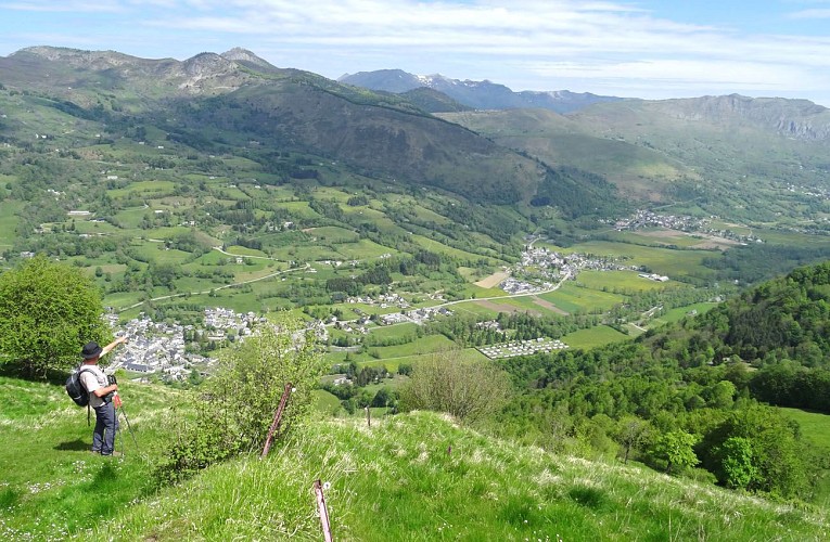 Point de vue depuis le pic de Prédouset