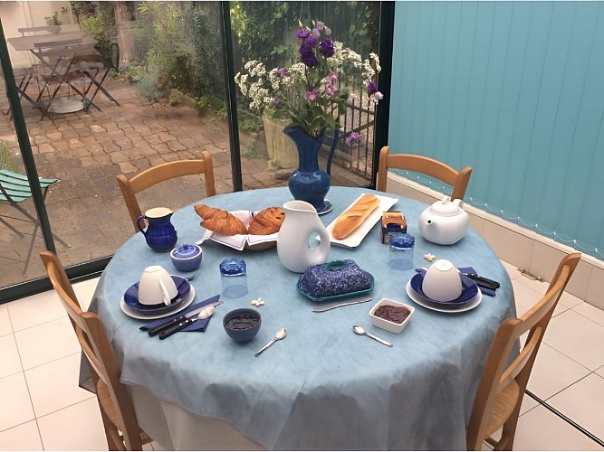 petit déjeuner véranda