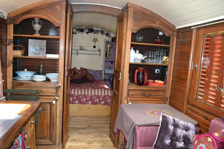 Les roulottes du Tinal de l'Hermitage