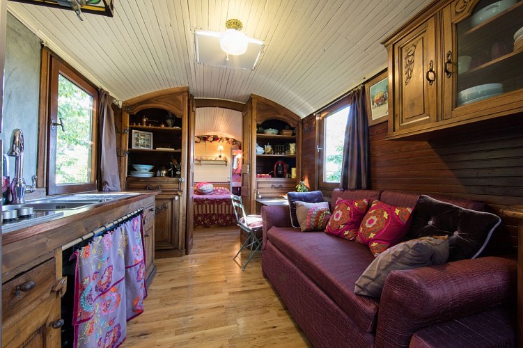 Les roulottes - Tinal de l'Hermitage