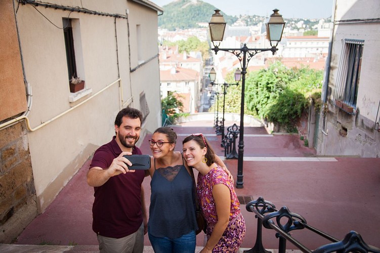 La montée du Crêt de Roc