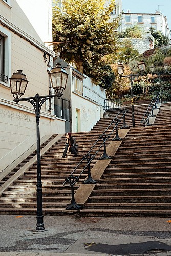 La montée du Crêt de Roc