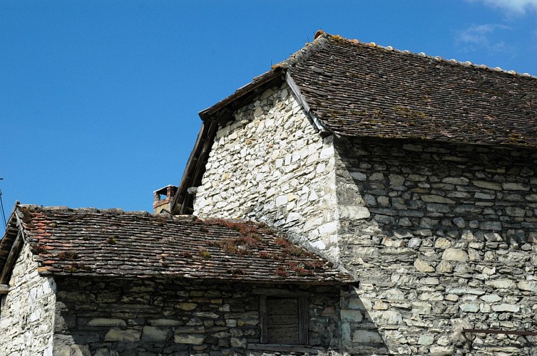 Toits dauphinois et à mantelure de Courtenay
