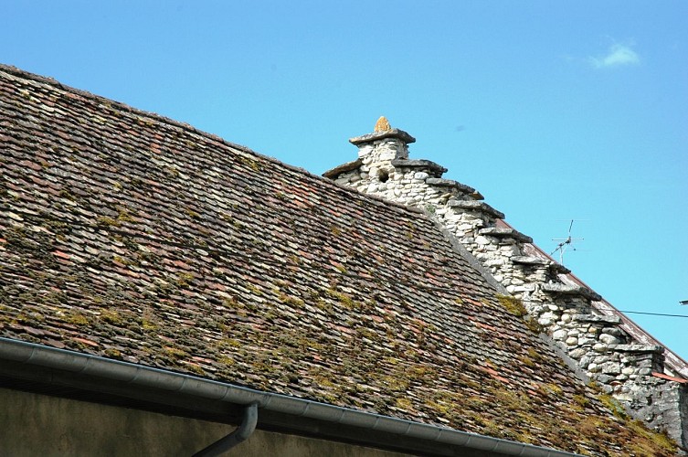 Toits dauphinois et à mantelure de Courtenay