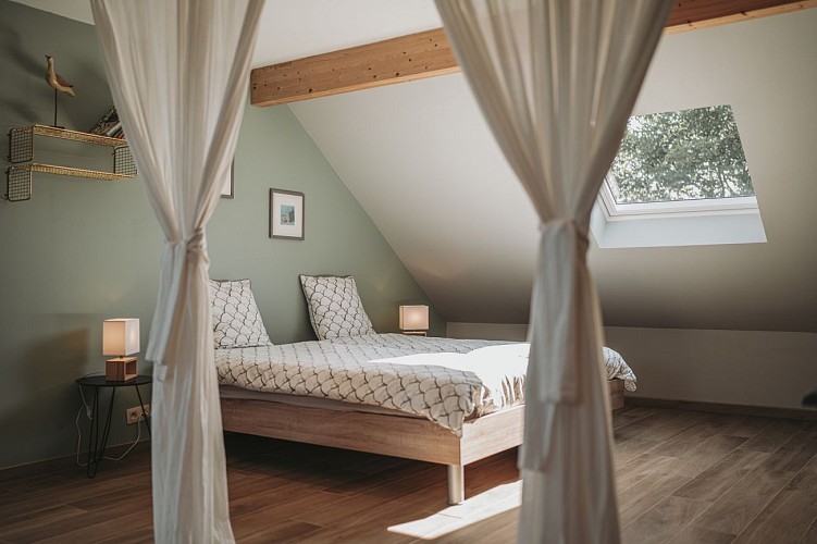 Kamer in het huisje L'Ephémère in Renlies