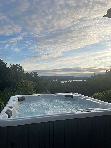 vue du jacuzzi